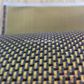 Металлическая ткань из углеродного волокна GOLDEN SILVER для автозапчастей спортивных запчастей